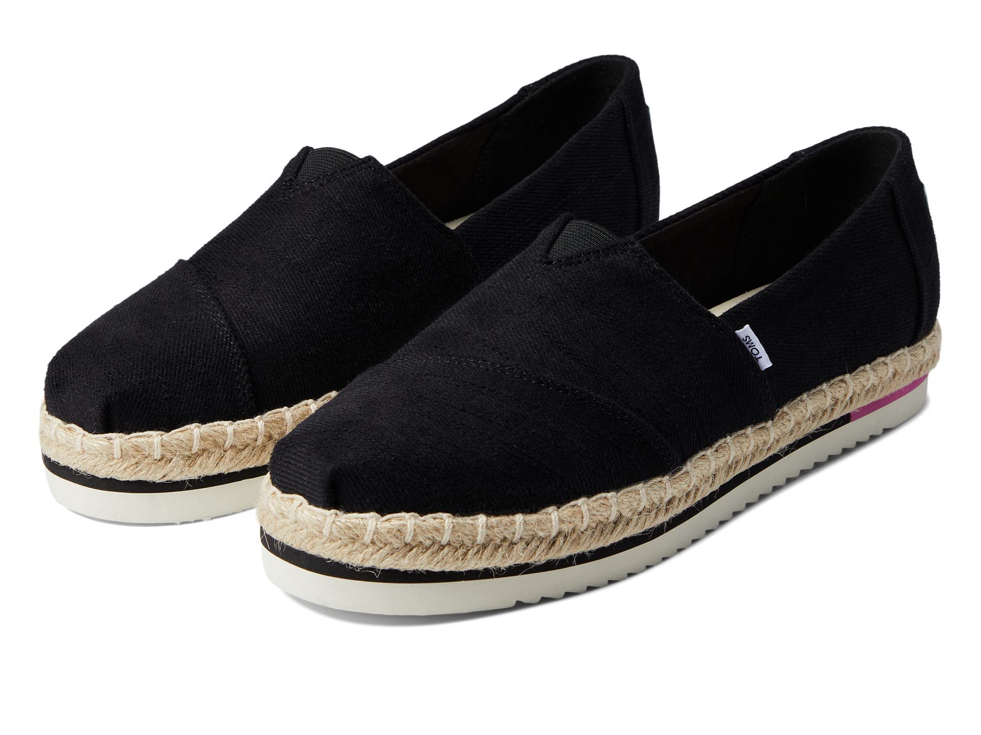 TOMS Corde À Plateforme Alpargata Semelle de mocassinFemme