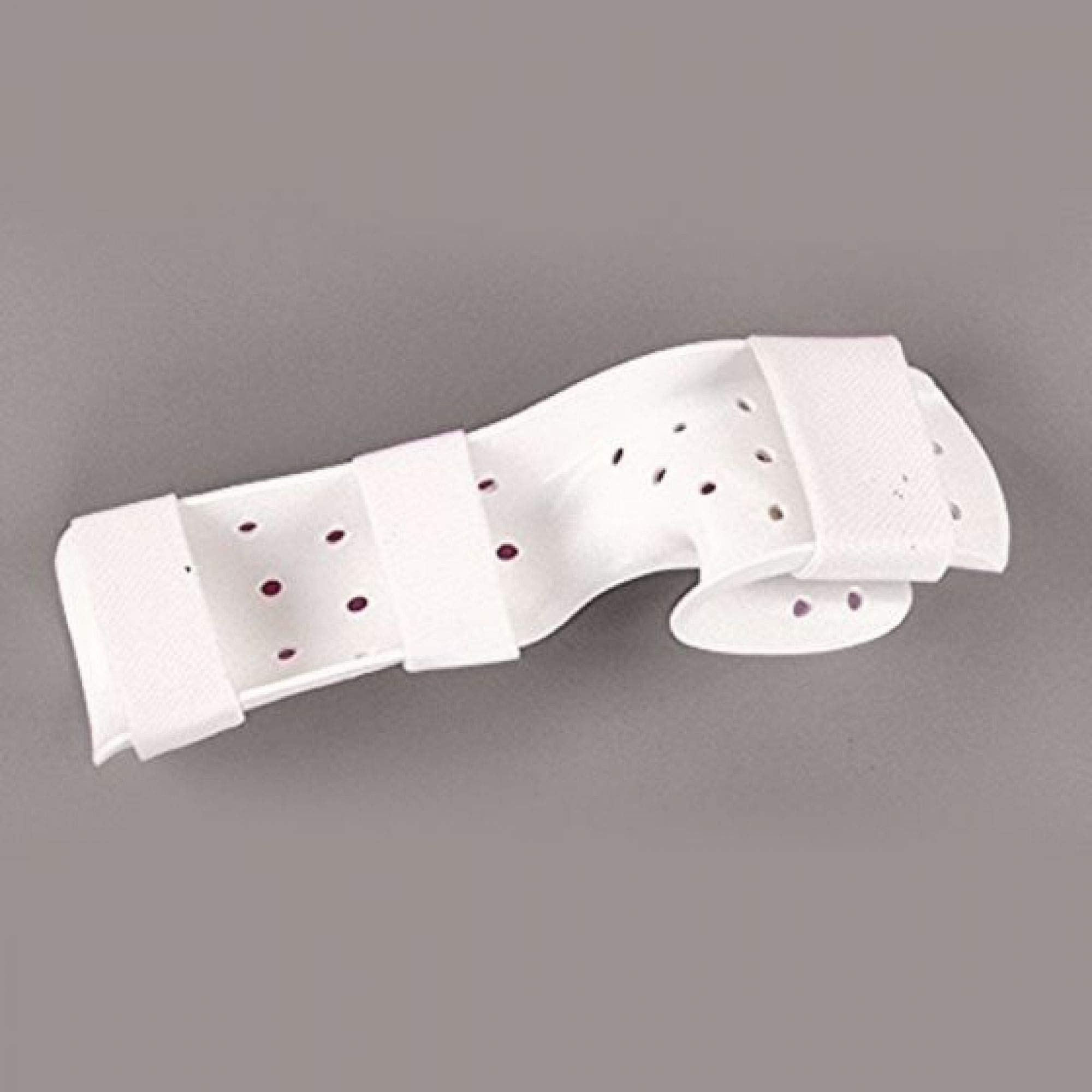 Rolyan Perforated Functional Position Hand Splint with Strapping, Left, Large, Maximum Ventilation, Preformed, 1/8