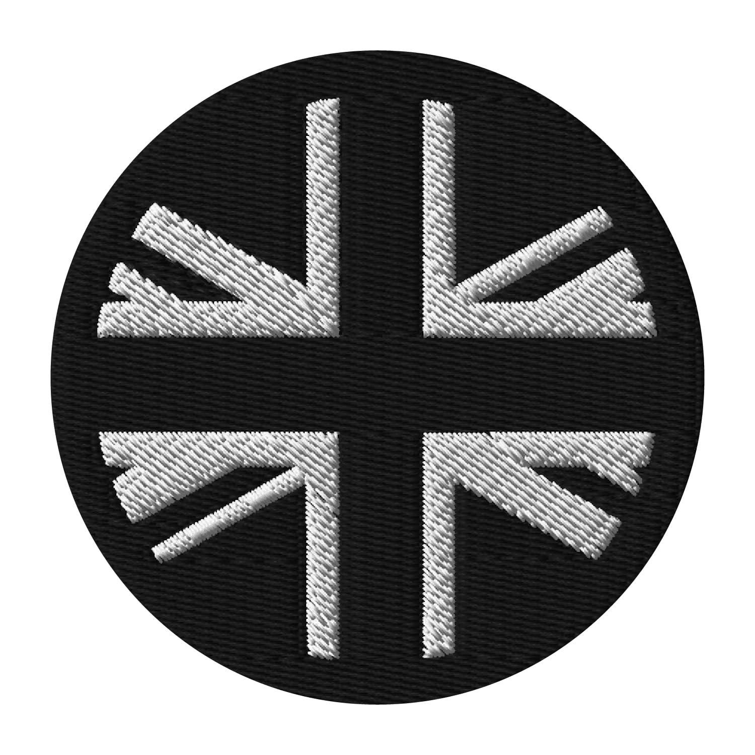 BASBOOSA UK Embroidery Sew On Patch for Cloth Dress Bag Jeans Jackets Cap T Shirts Garments Etc (3 x 3 Inches)