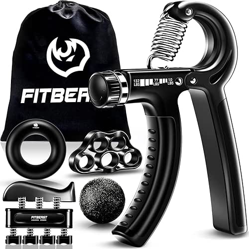 FitBeast Grip Strengthener Forearm Strengthener Hand Grips Strengthener Kit -