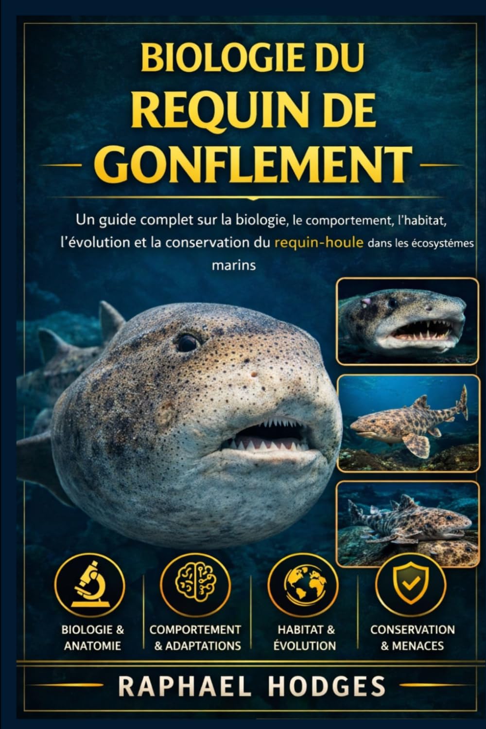 BIOLOGIE DU REQUIN DE GONFLEMENT: Un guide complet sur la biologie, le comportement, l'habitat, l'évolution et la conservation du requin-houle dans les écosystèmes marins