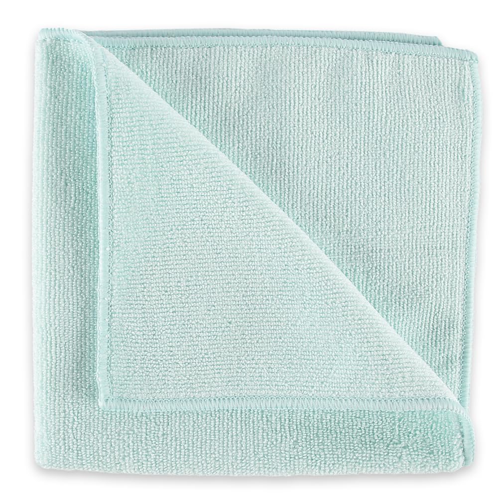 50 Stück Hygoclean Mikrofasertücher Micro Master Premium | Polyester/Polyamid, grün, L: 40cm, B: 40cm, Karton, Mikrofasertücher, Reinigungstuch, Putztuch