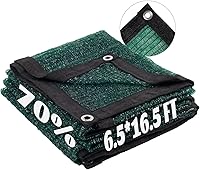 Vista 56 de LOVE STORY 6.5 x 6.5 pies, 40% de tela negra para sombra con ojales, malla de malla para jardín, cubierta de plantas, invernadero y patio