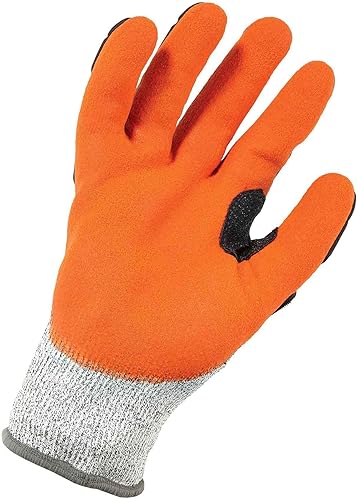 Miniatura 3 de Ergodyne Ergodyne ProFlex 922CR, guantes de trabajo de nitrilo, resistentes a cortes, nivel de corte A3, protección contra impactos en la parte