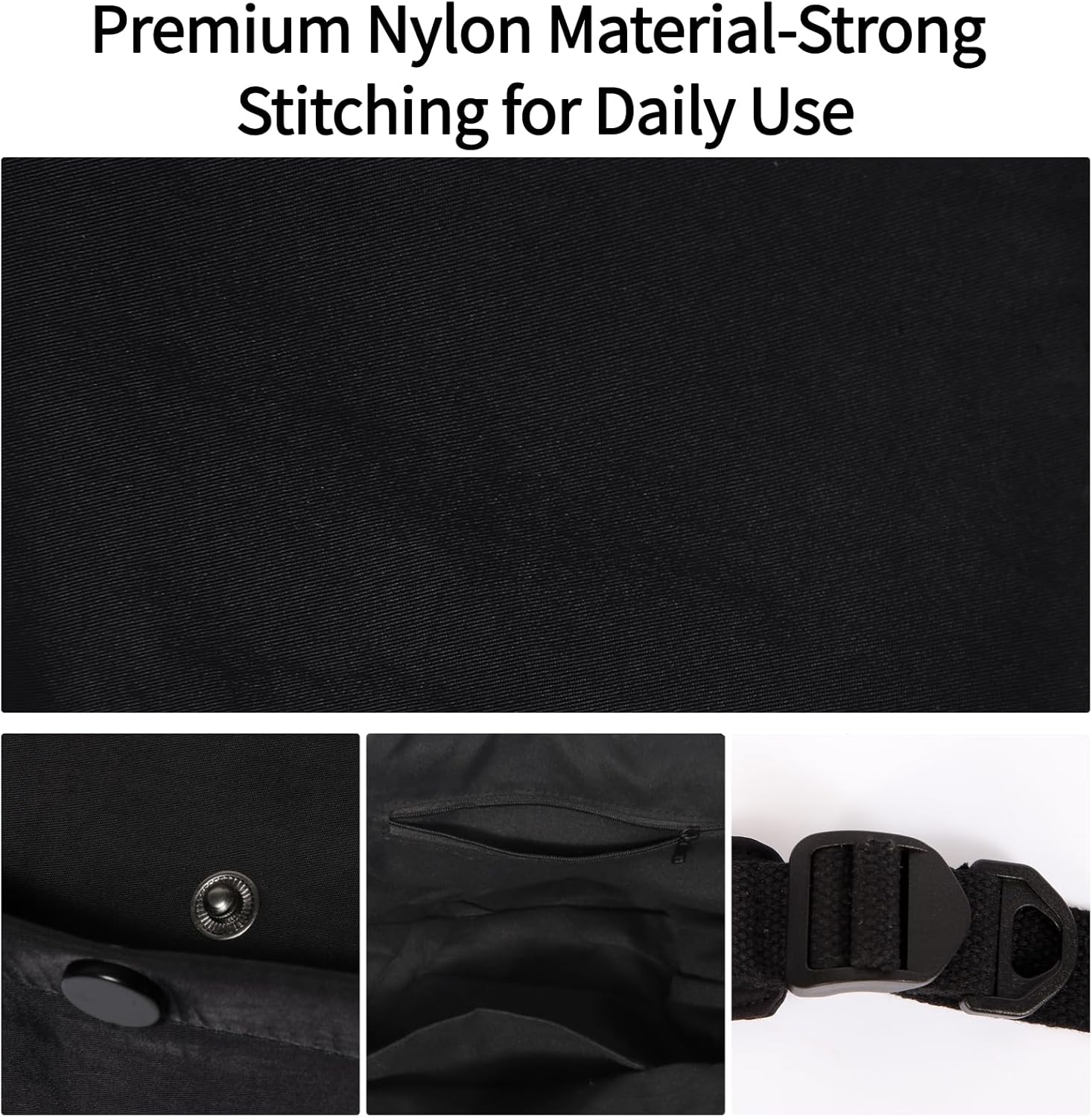 Large Nylon Tote Bag for Women Lightweight Shoulder Bag Large Capacity Tote for Work Travel Everyday - Image 6