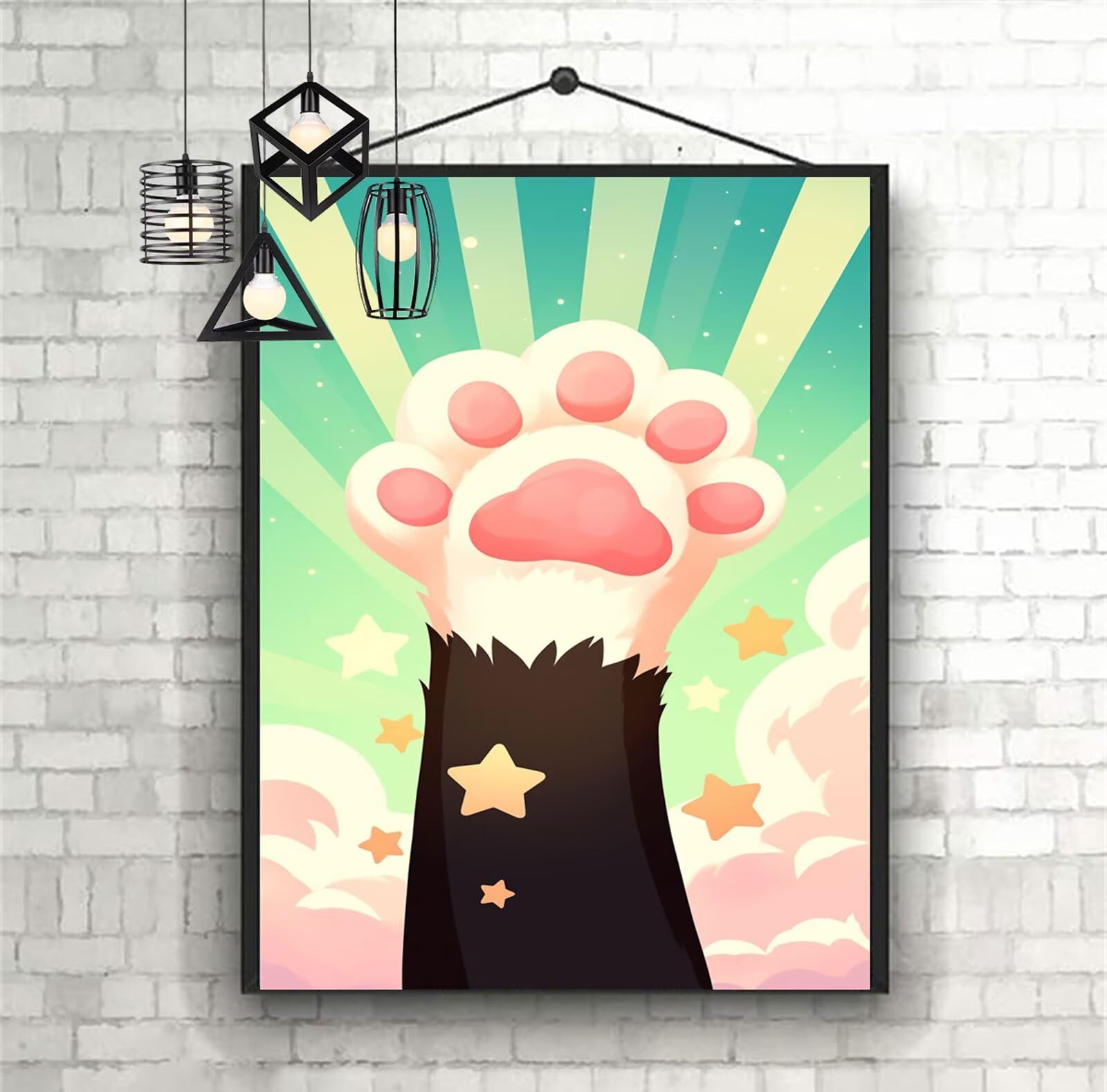 Diamentowe malowanie kreskówka diamentowe malowanie dzieci 100x150 cm 2025 kot malarstwo diamentowe, DIY 5D diamentowe rysunki ścieg krzyżykowy rzemiosło dla dorosłych, obraz diamentowy prezenty