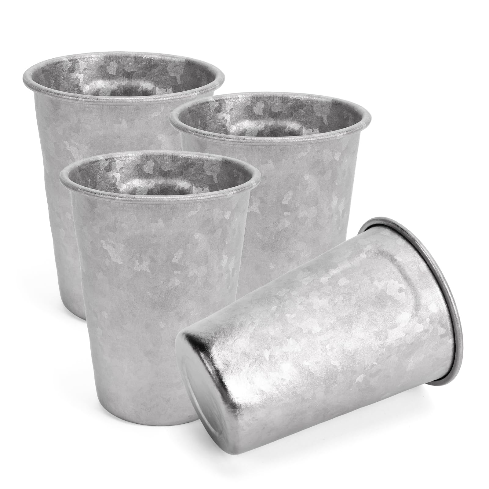 Alomejor Kubek Kempingowy Kubek Pure Ti 390 Ml Lekki do Picia 11 X 8,6 X 5,8 Cm na Zewnątrz Camping Piesze Wycieczki Piknik i do Użytku Domowego Herbata Kawa Piwo Whisky Sok (4PCS)