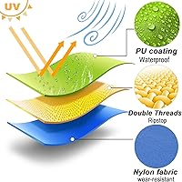 Vista 3 de Tela de nailon Ripstop 9KM DWLIFE, rosa 60x196 pulgadas, 40D impermeable, ligera, resistente al viento, tela a granel para cometas, tiendas, #01