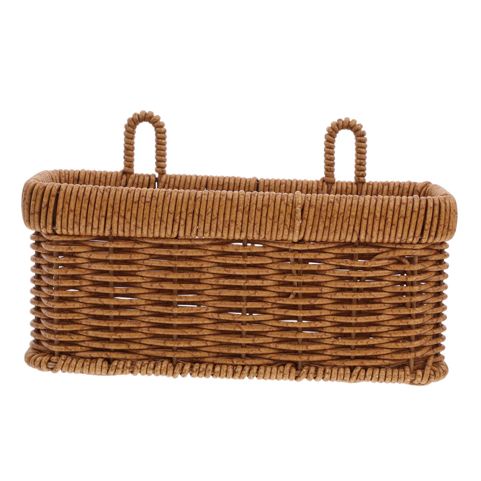 Cesta de almacenamiento de ratán para jengibre y organizador de cocina colgante Alipis