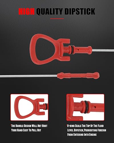 Miniatura 411 de CCIYU L3G6-10-450F - Varilla de aceite de motor de repuesto para Mazda 3 2012-2015 para Mazda 5 2011-2013 para Mazda 6 2010-2012 para Mazda CX-7 Dip