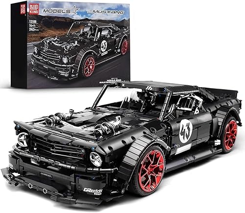 Miniatura 8 de Mould King 13108 Mustang - Kit de construcción de automóviles, bloques de construcción MOC para construir, juguete de regalo para niños a partir de
