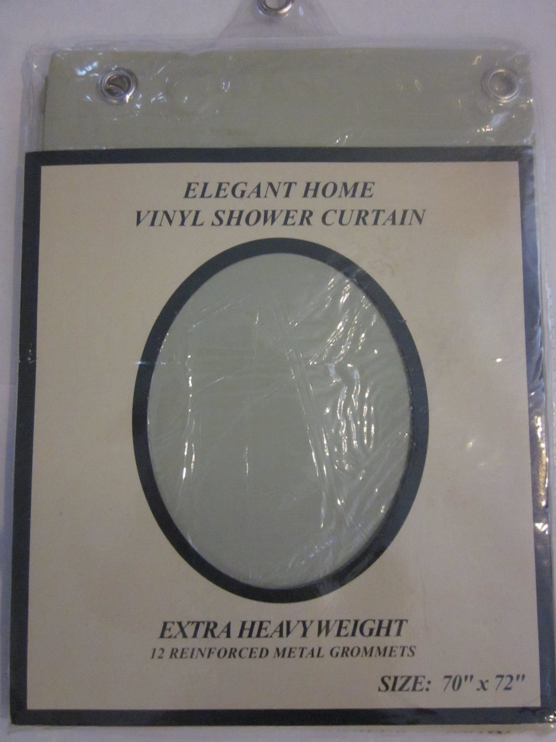 Buy RL Plastics Heavy Duty Vinyl Shower Curtain with Metal Grommets