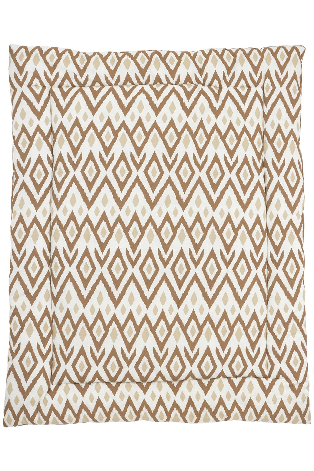 Tapis de parc 100% coton Meyco Ikat matelas de sol bébé 80x100 cm sable