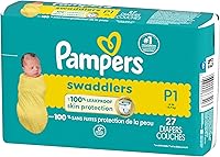 Vista 160 de Pampers Swaddlers - Pañales desechables ultra suaves para bebé talla 1, 164