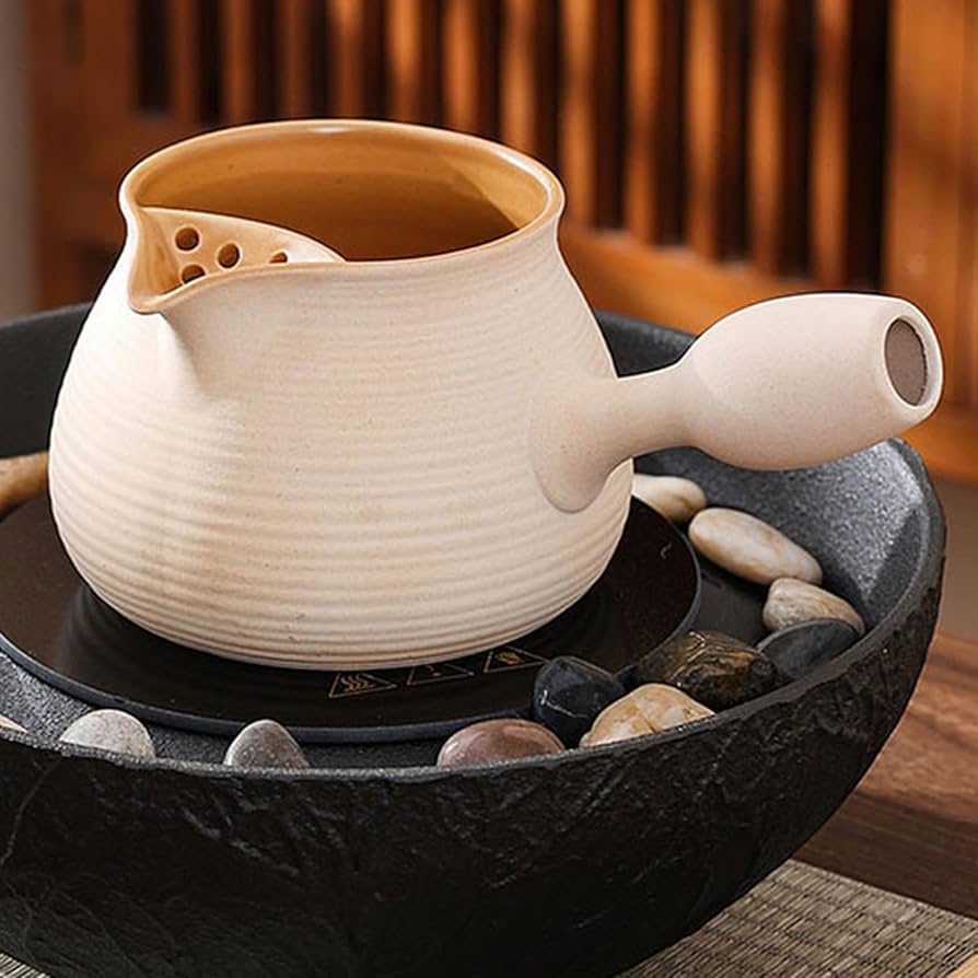 Amazon | [XMTAN] やかん ケトル 直火 おしゃれ セラミック 土鍋 土瓶