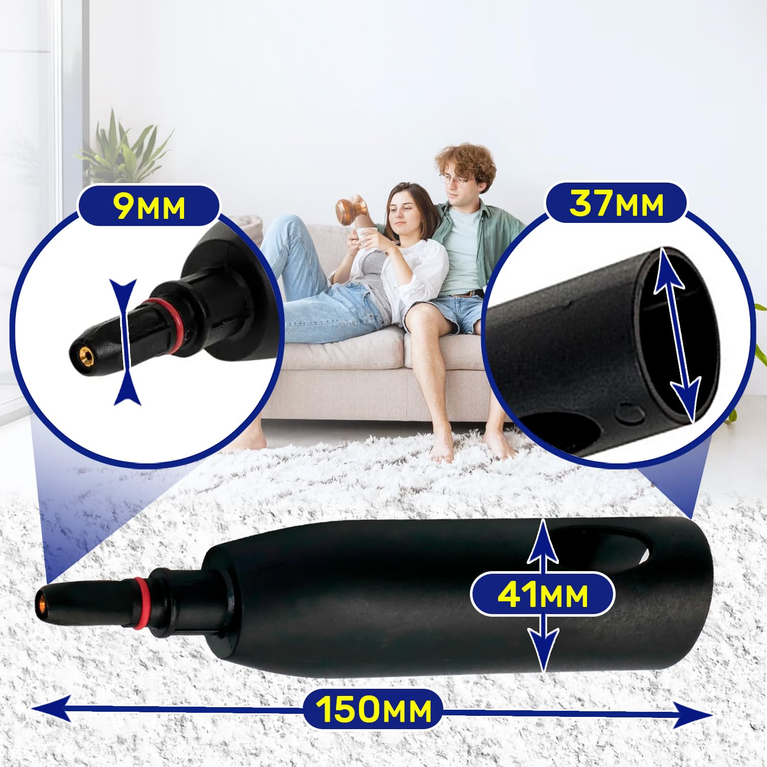 Steam Cleaner Nozzle Adapter with the Original Code AT5216003500 for Ariete Xvapore Plus Comfort Deluxe XSteam - Image 3
