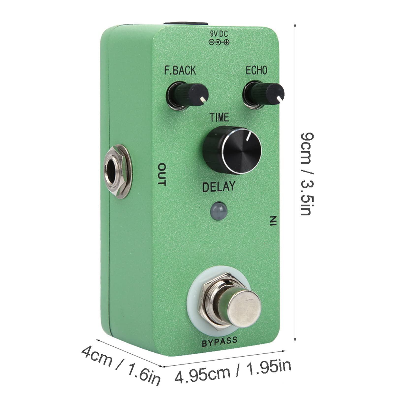 Efecto de Retraso Procesador de Sonido Efecto de Guitarra de Guitarra Efecto de Cinta Retro Adecuada para Guitarristas