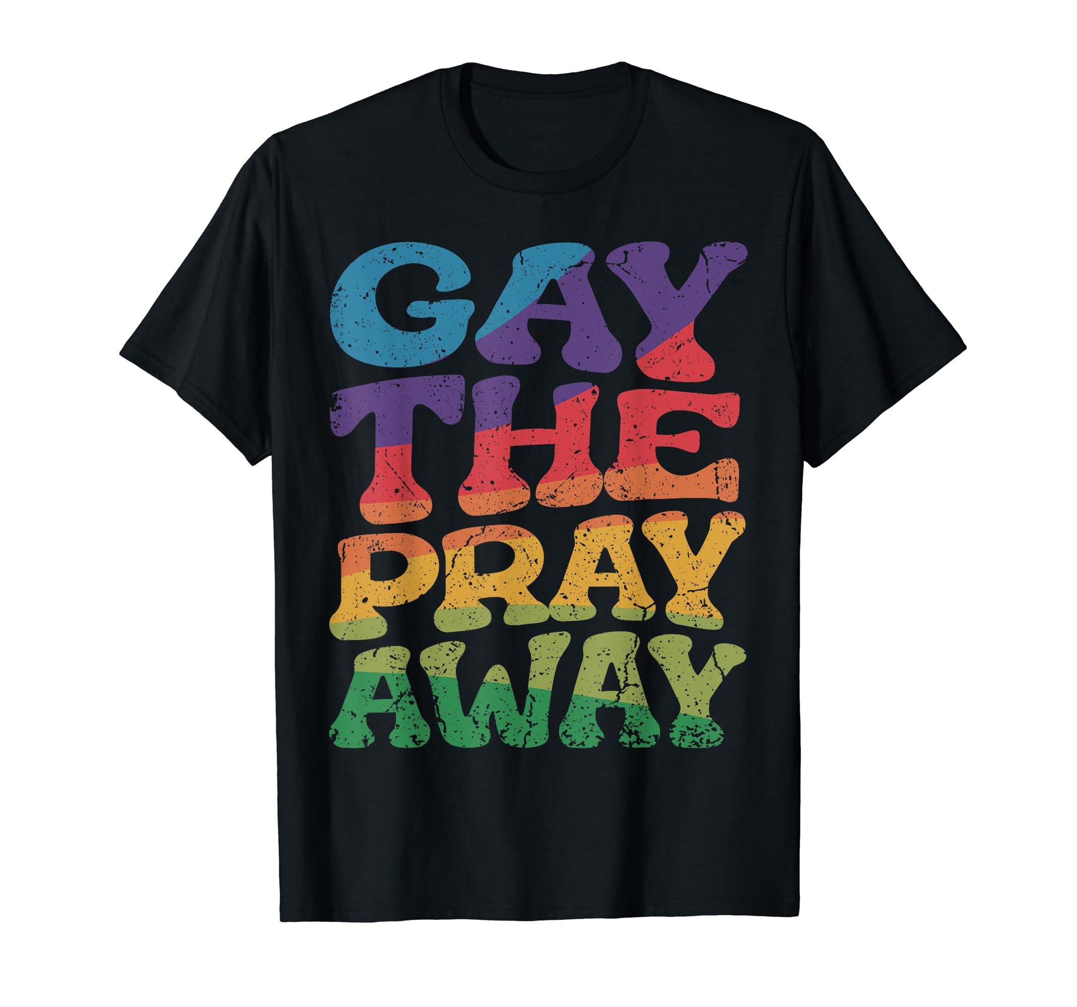LGBT Pride T-shirt Gay The Pray Away Rainbow Frogs - Funny Meme LGBTQ Shirt  In Multiple Sizes Pray Away Rainbow Shirt