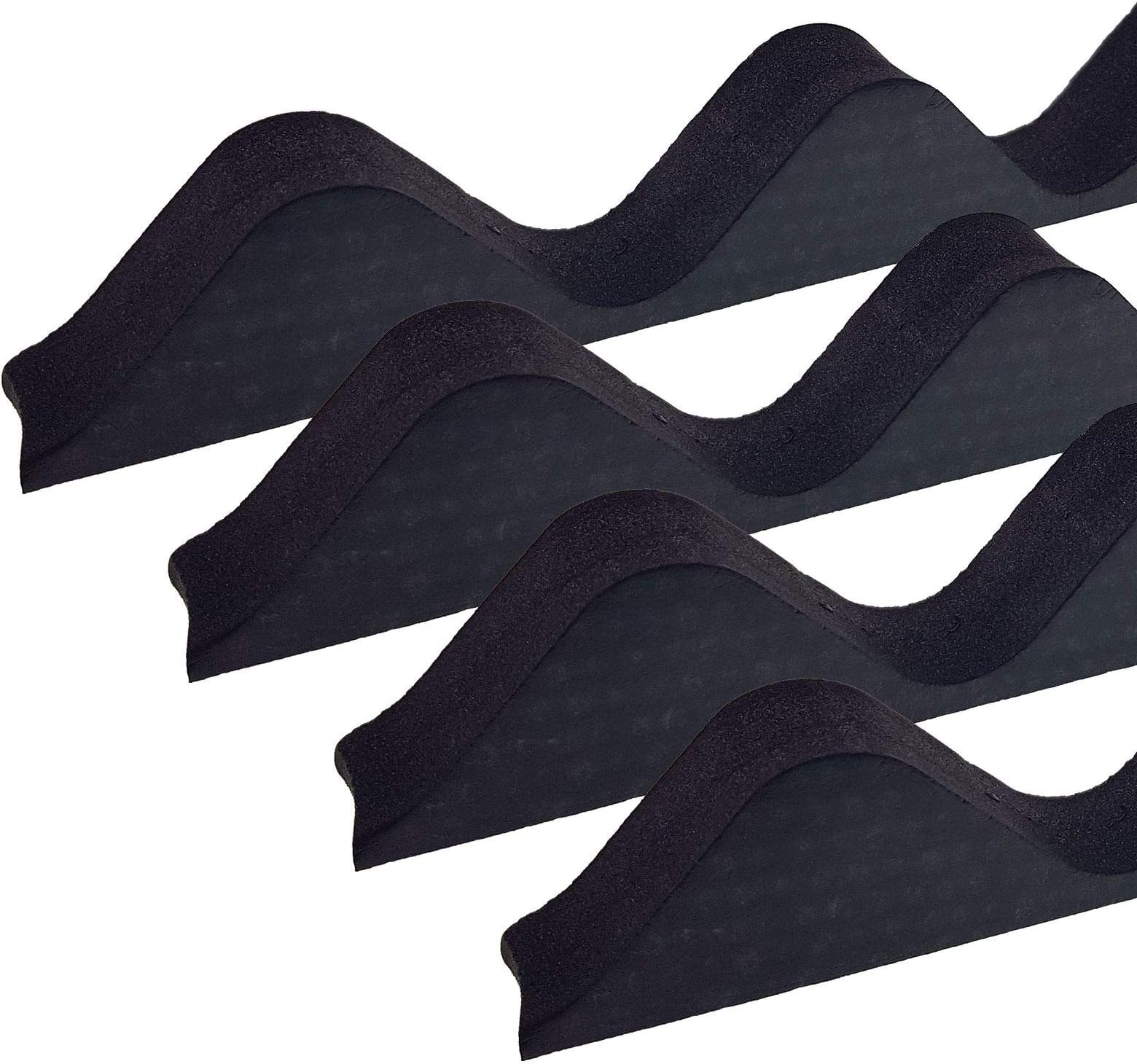 4 x Black Corrugated Sheet Foam Filler Eaves Purlin Roof Closure