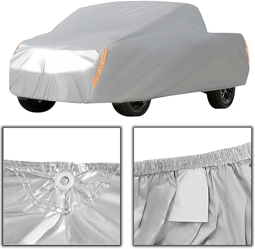 Miniatura 2 de Cubierta universal para camioneta para todo tipo de clima, repuesto pesado para exteriores para camioneta de hasta 210 pulgadas de largo x 70