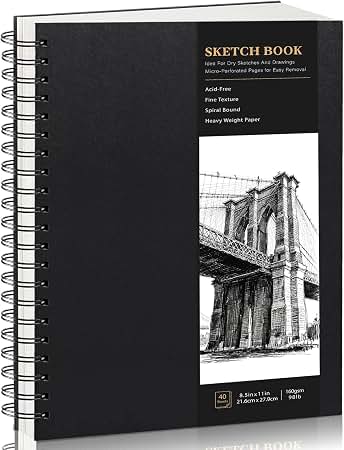 Amazon.com: Mont Marte Sketching Journal Croc Finish A5 Portrait