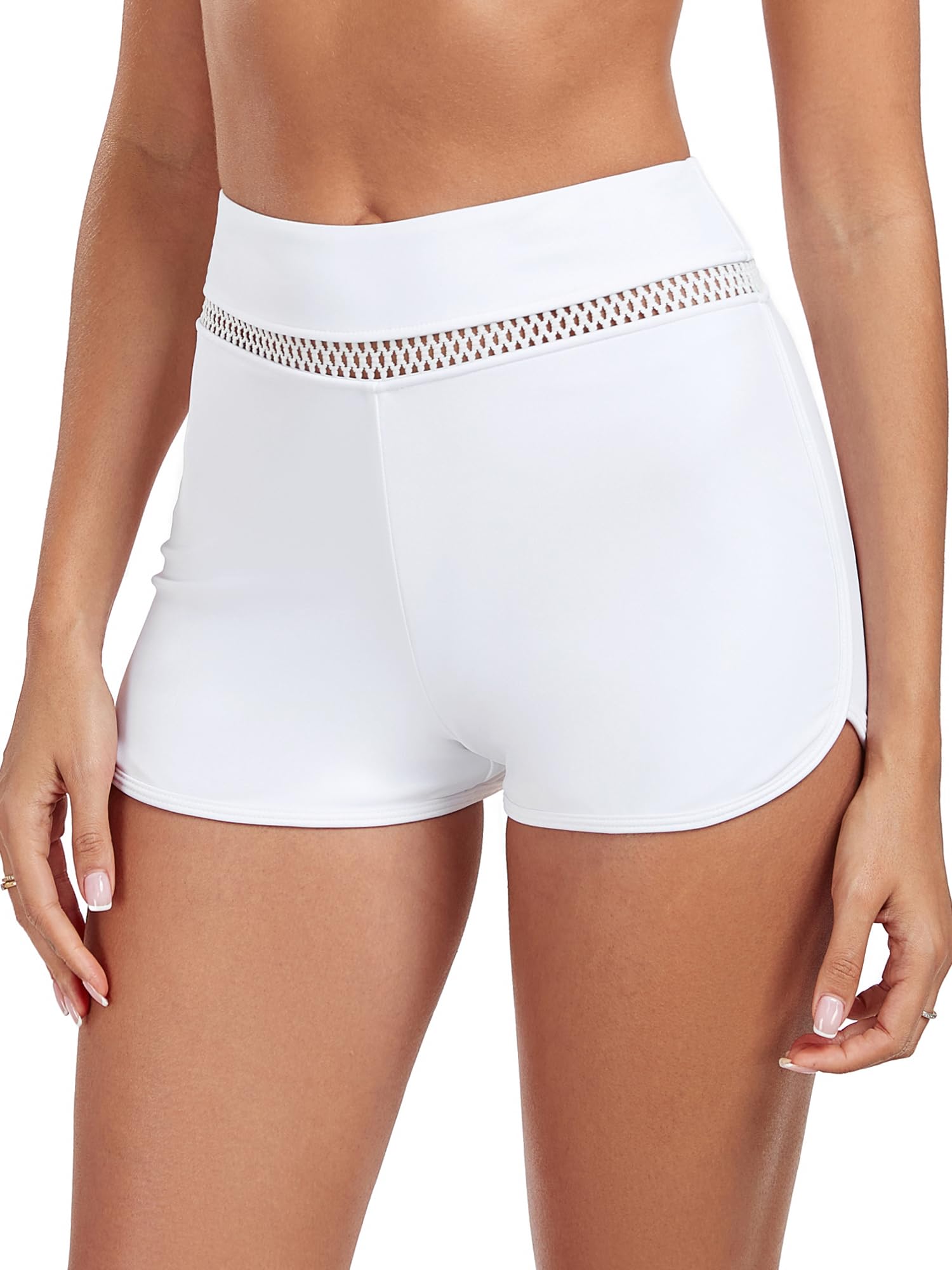 Short de bain taille haute galbant et respirant Ocean Blues