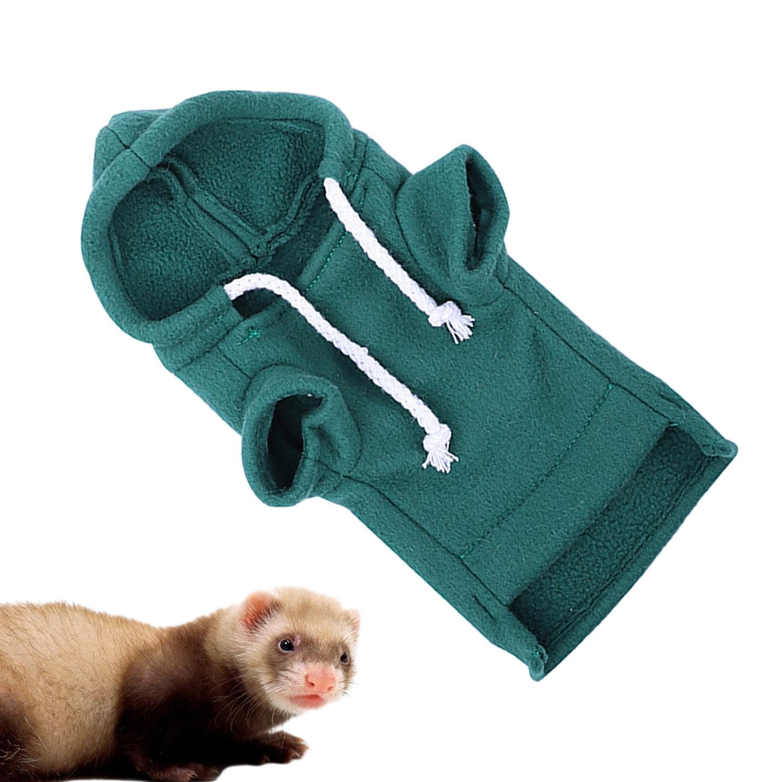 Ferret Sweater,Small Ferret Clothes Guinea Hoodie | Guinea Hoodie Hamster Sweater Skin Friendly Drawstring Hood for Rabbit, Ferrets, Cat