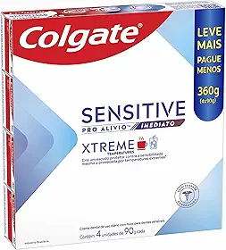 Colgate Creme dental Sensitive Pro Alívio Imediato Xtreme 4x90g Leve mais pague menos