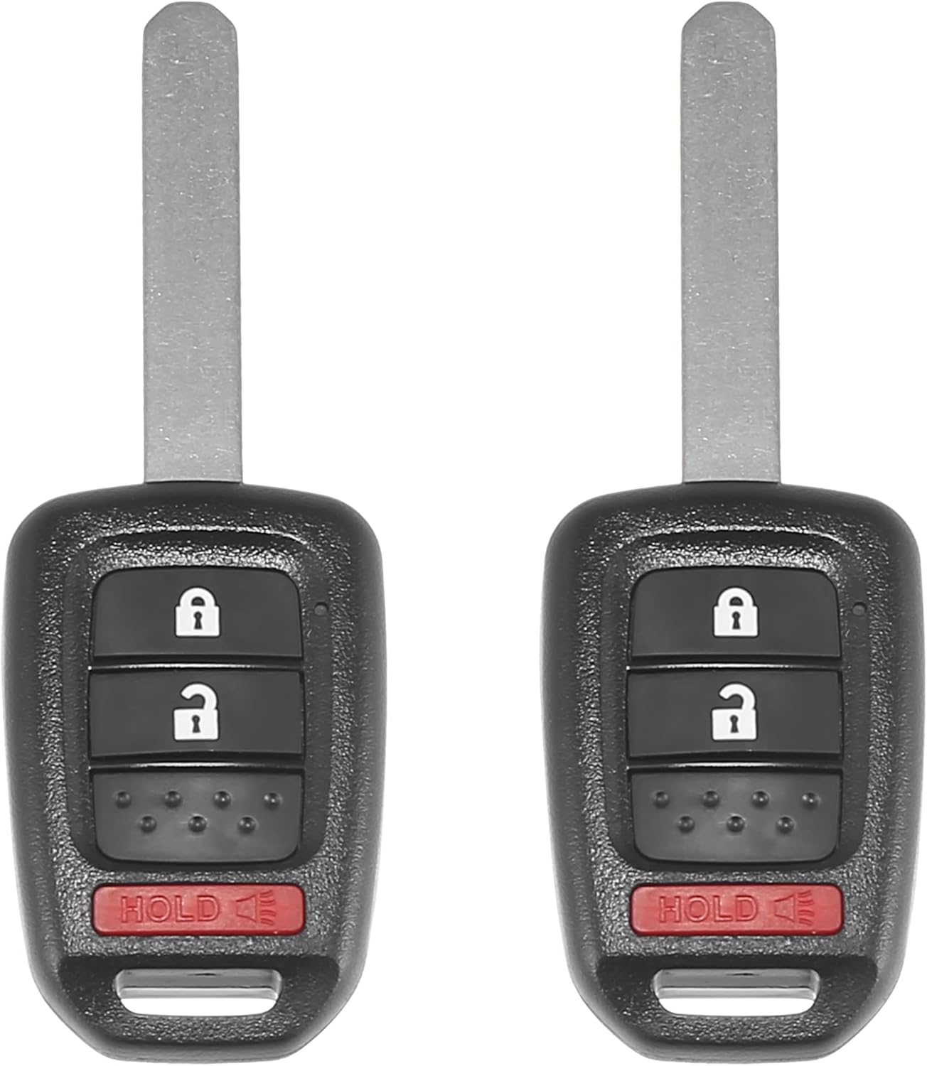 X AUTOHAUX 2pcs 313.8MHz MLBHLIK6-1T Replacement Smart Proximity Keyless Entry Remote Key Fob for Honda Crosstour 2013-2015, CR-V 2014-2016, Fit 2015-2020 - 3 Buttons