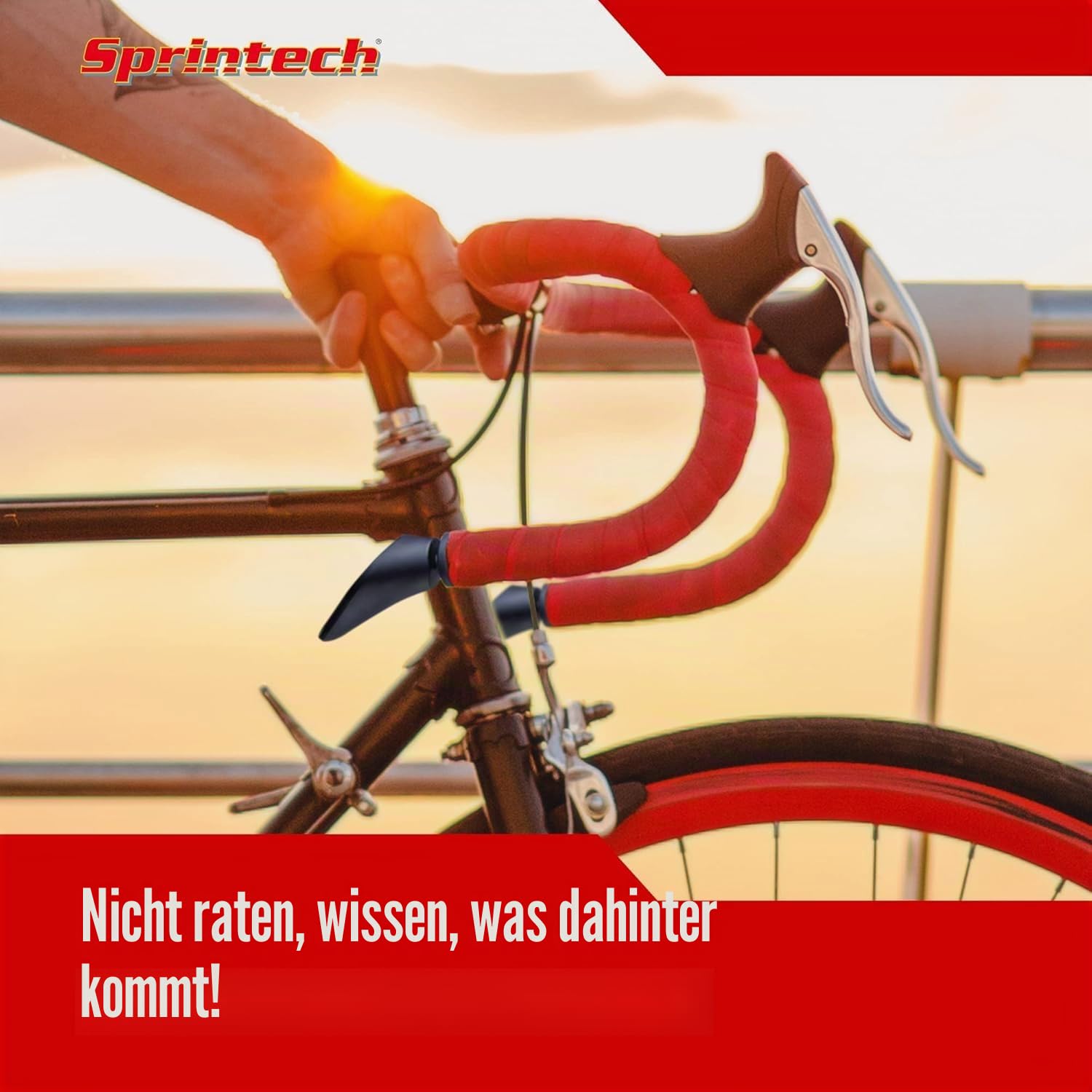 Rennrad Rückspiegel - Leichtgewicht, Einstellbarer, & Vibrationsfrei Konvexspiegel mit 9-Facher Verchromung & Stoßsichere ABS Schale für Lenker mit 20 mm Durchmesser von Sprintech - Weiß