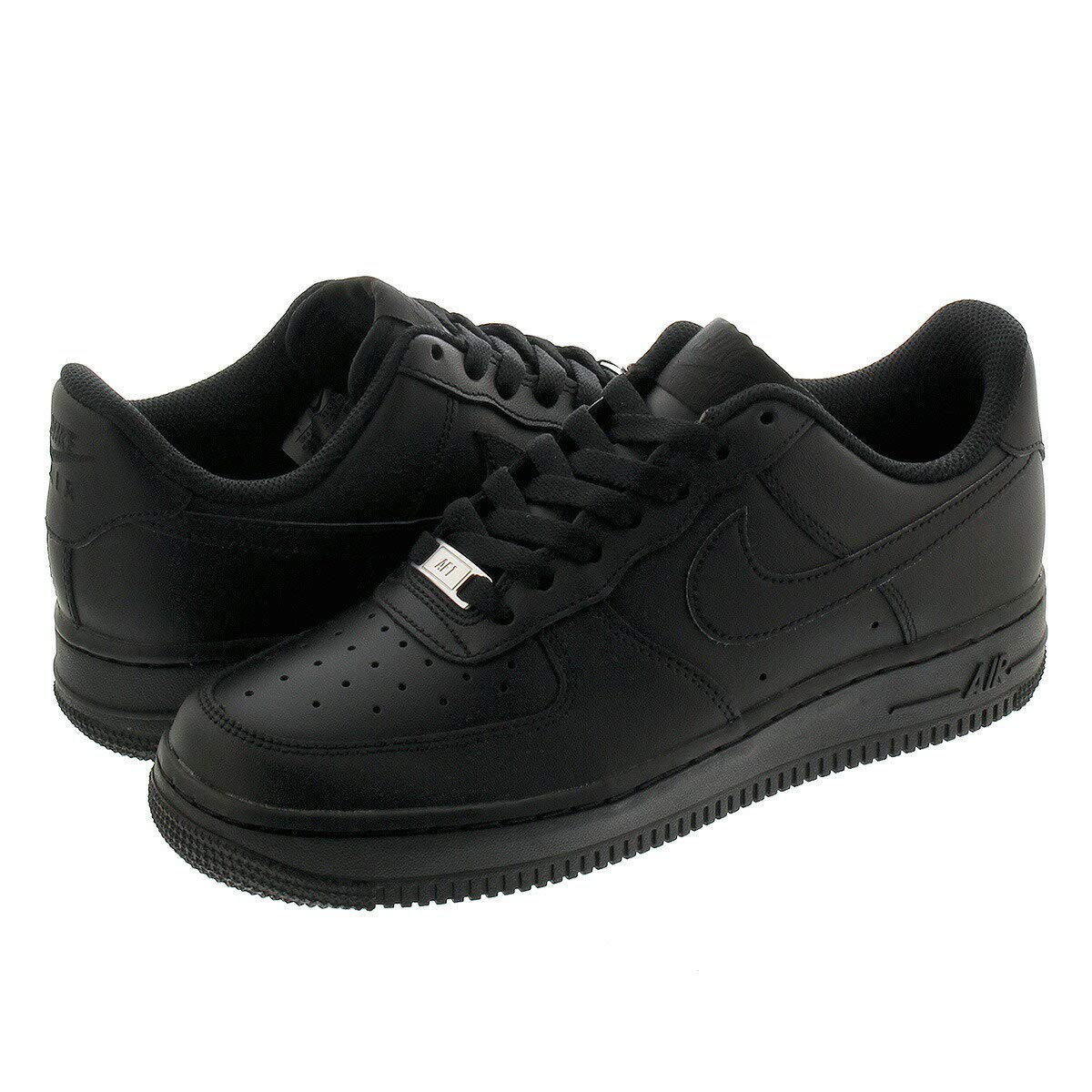 Amazon | [ナイキ] WMNS AIR FORCE 1 '07 BLACK/BLACK レディース