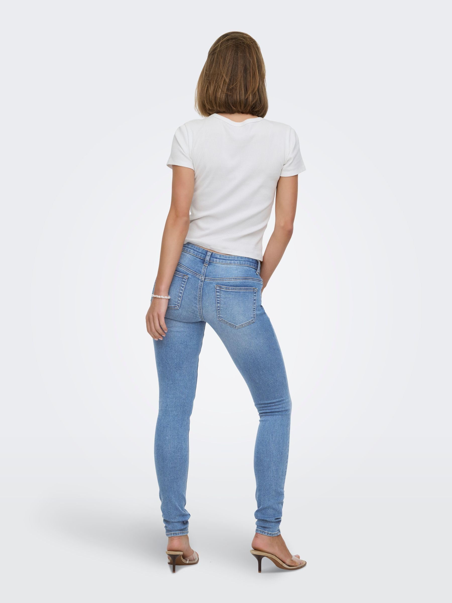 ONLY Female Skinny Jeans ONLCORAL Niedrige Taille Skinny Fit Jeans