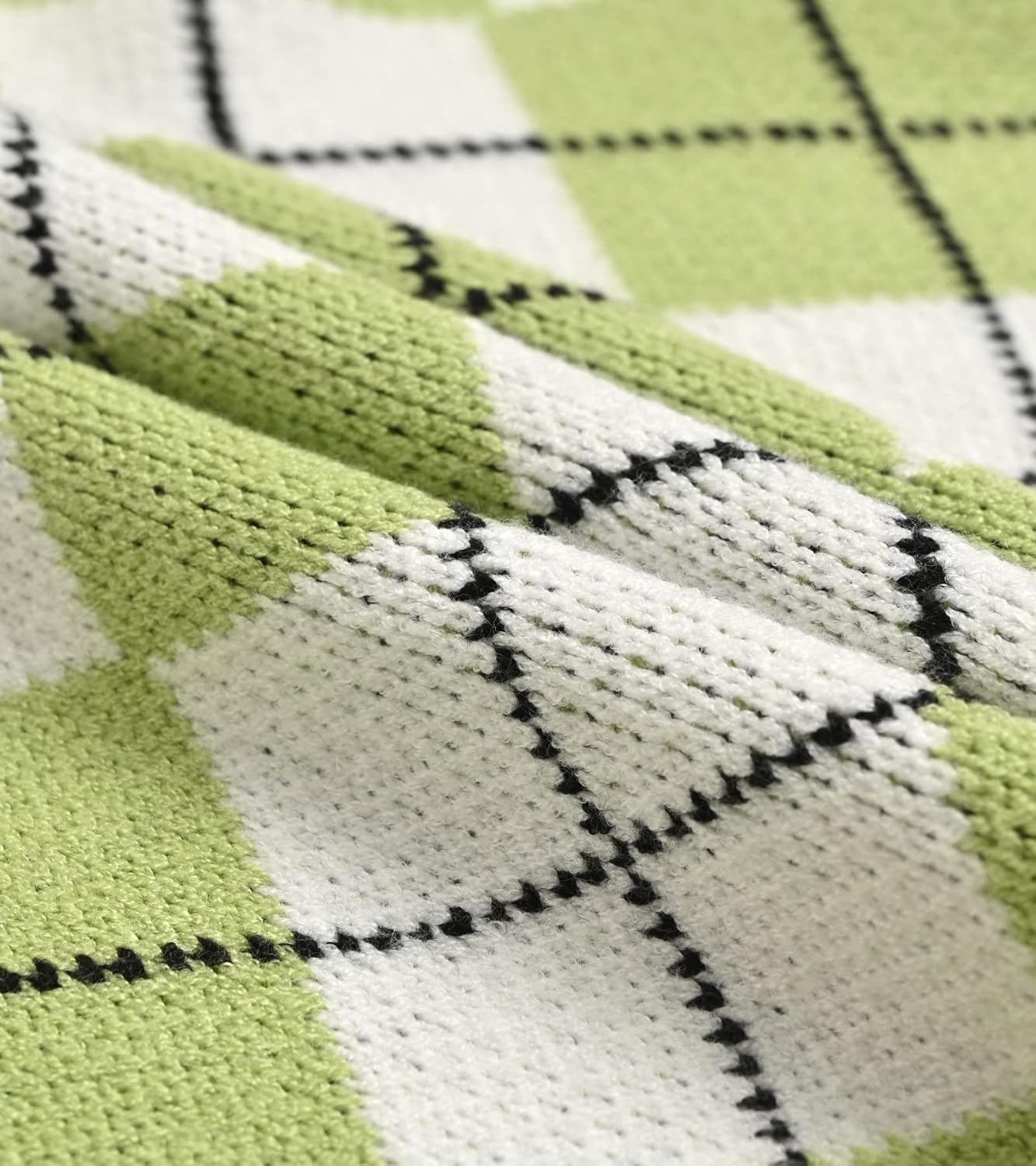 Hyipels Women's Sweater Vest,Y2K Sleeveless Pattern Preppy Style Knitted Crop Tank Top for Girl - Image 4