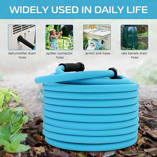Miniatura 2 de Manguera de agua para autocaravana de 75 pies, manguera de agua potable de 58 pulgadas, sin plomo, accesorios de aluminio sólido de 34 pulgadas, sin
