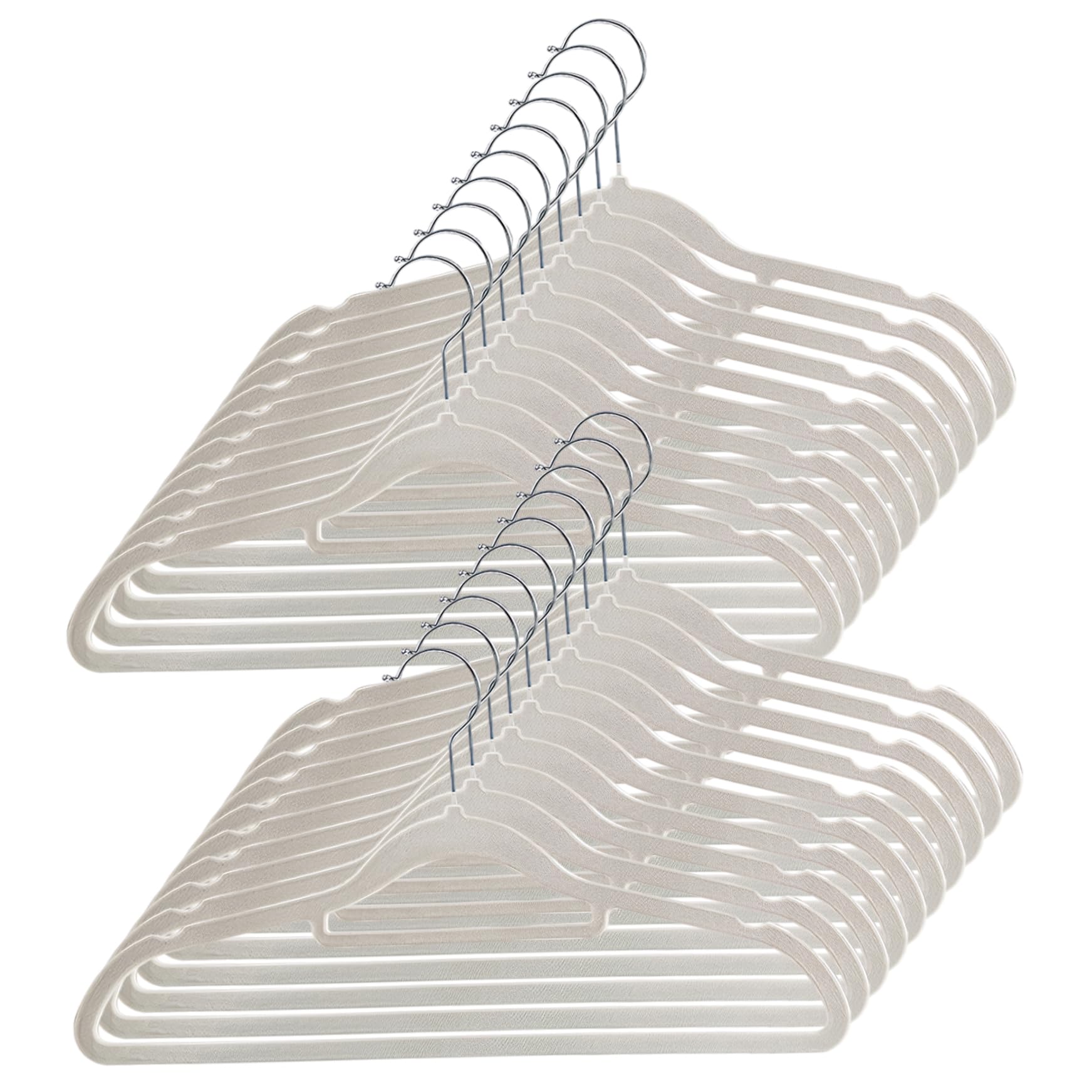 Cintres en velours robustes et fins pour optimiser et sublimer votre dressing