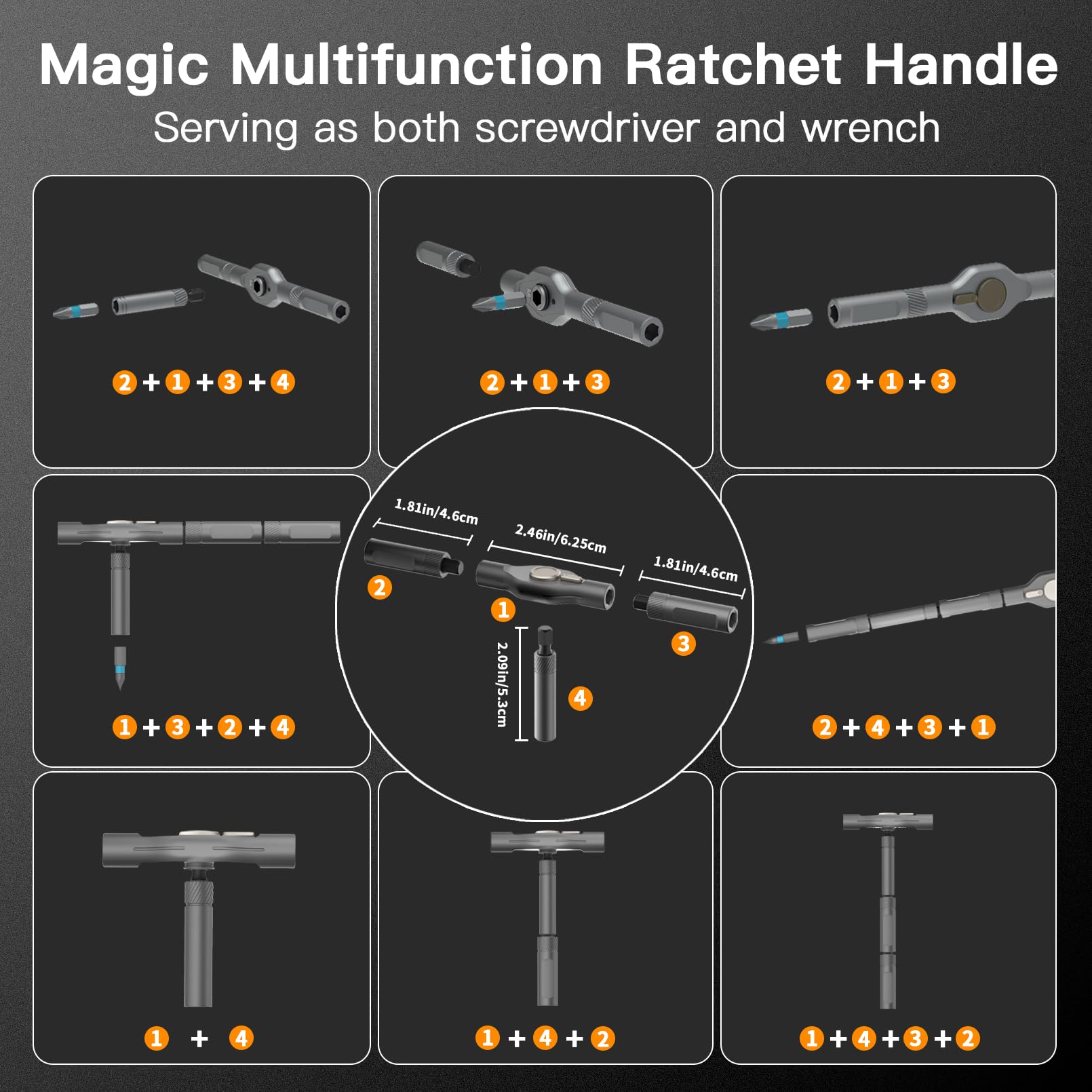 Set di cacciaviti magnetici 42 in 1