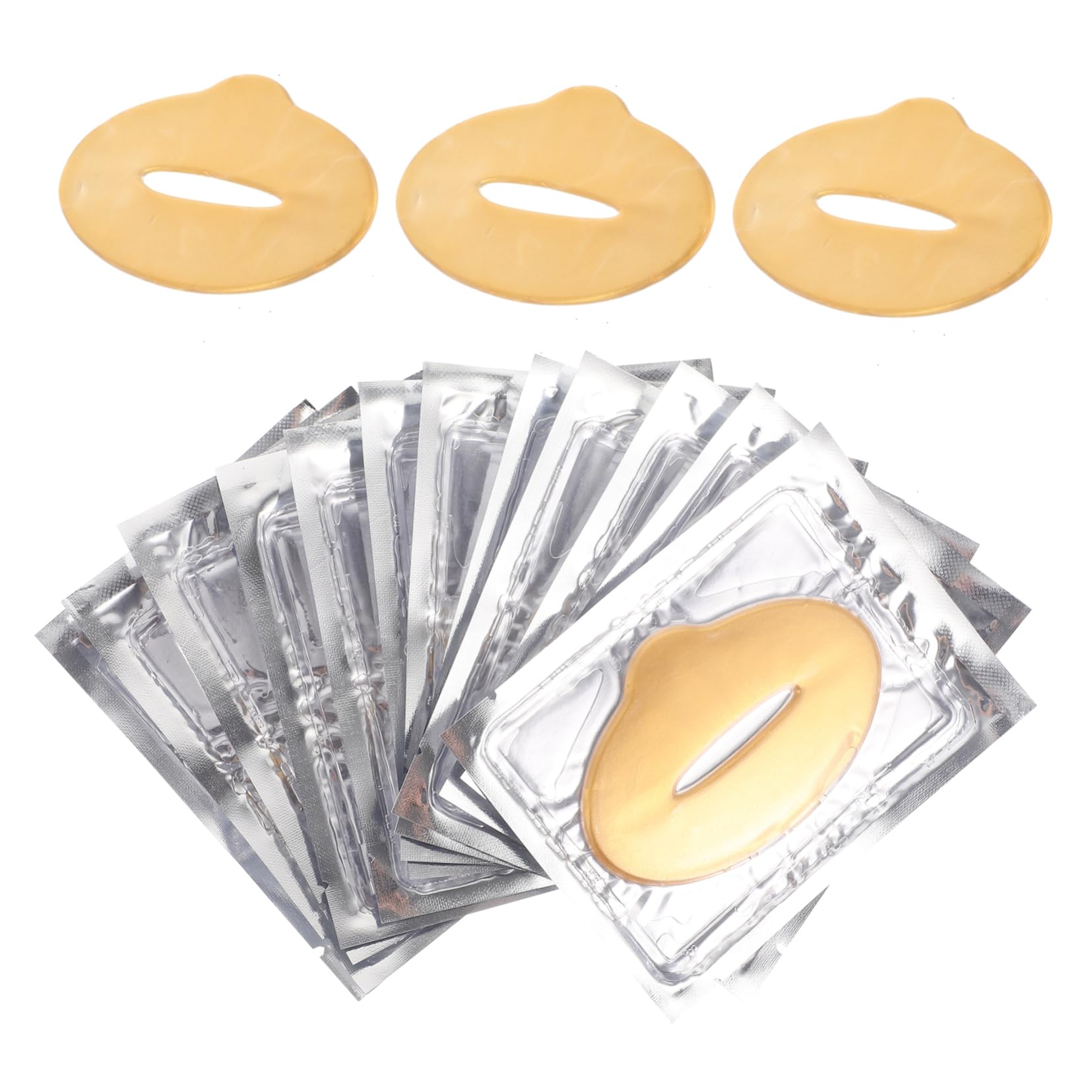 Mascarilla Labial Exfoliante E Hidratante, 25 Unidades, Fibra Vegetal, Cuidado Labios en Cumpleaños y Banquetes
