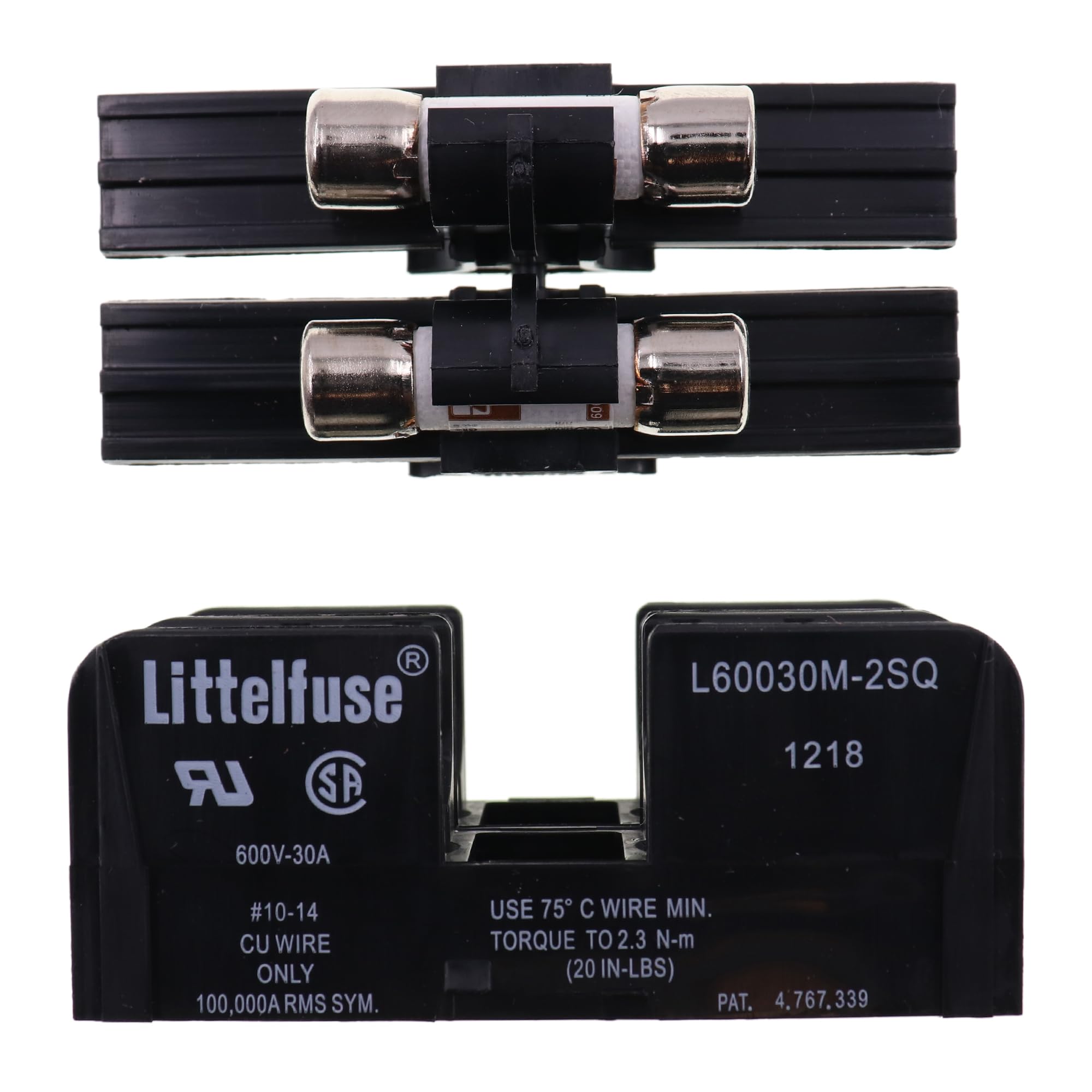 Littelfuse L60030M-2SQ, 30Amp 600V Cartridge Fuse Holder