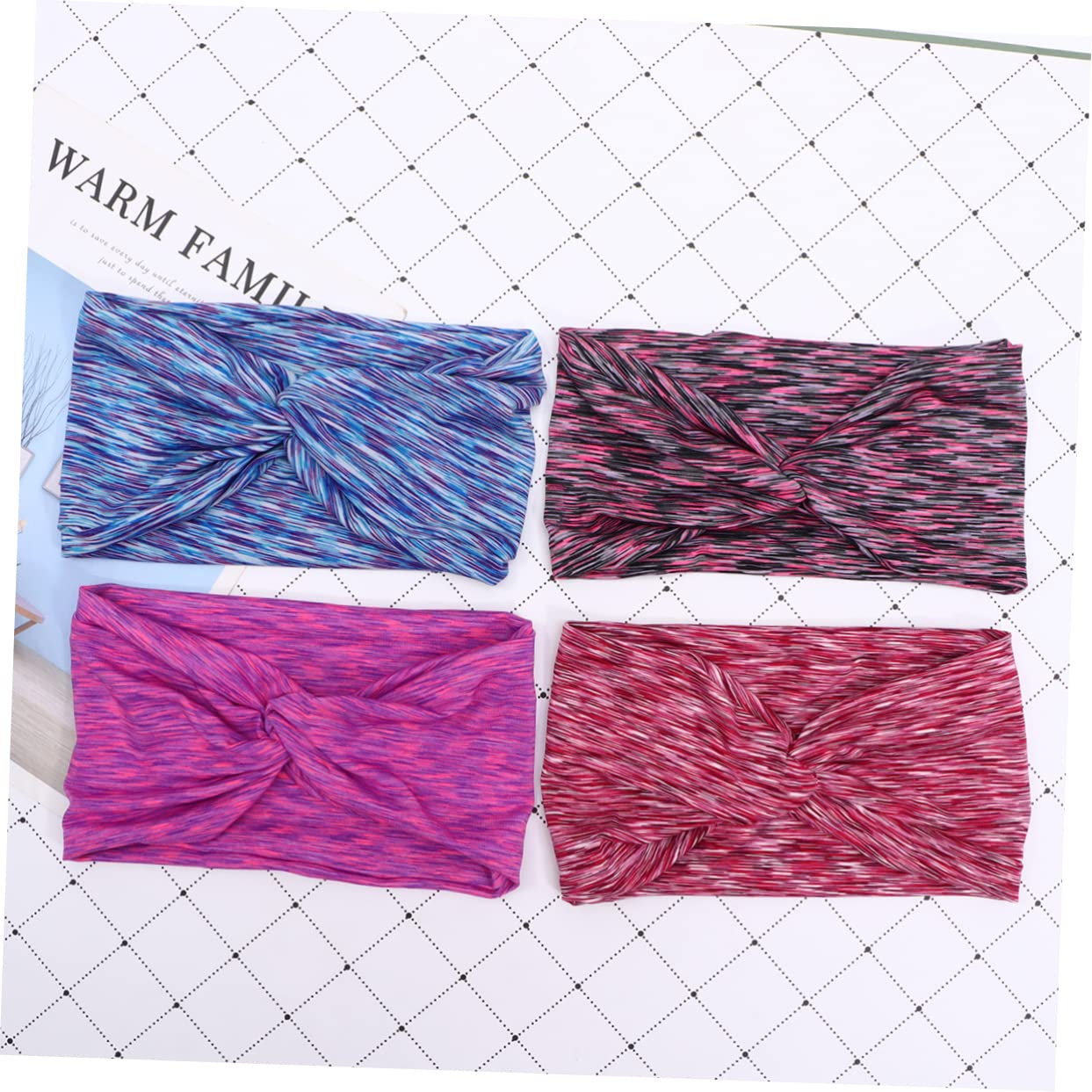12 Pezzi Fascia Per Per Gli Uomini Fasce Per Per Le Donne Allenamento Dei Sciarpa Turbanti Per Le Donne Palestra Fascia Per Bandane Per Gli Uomini