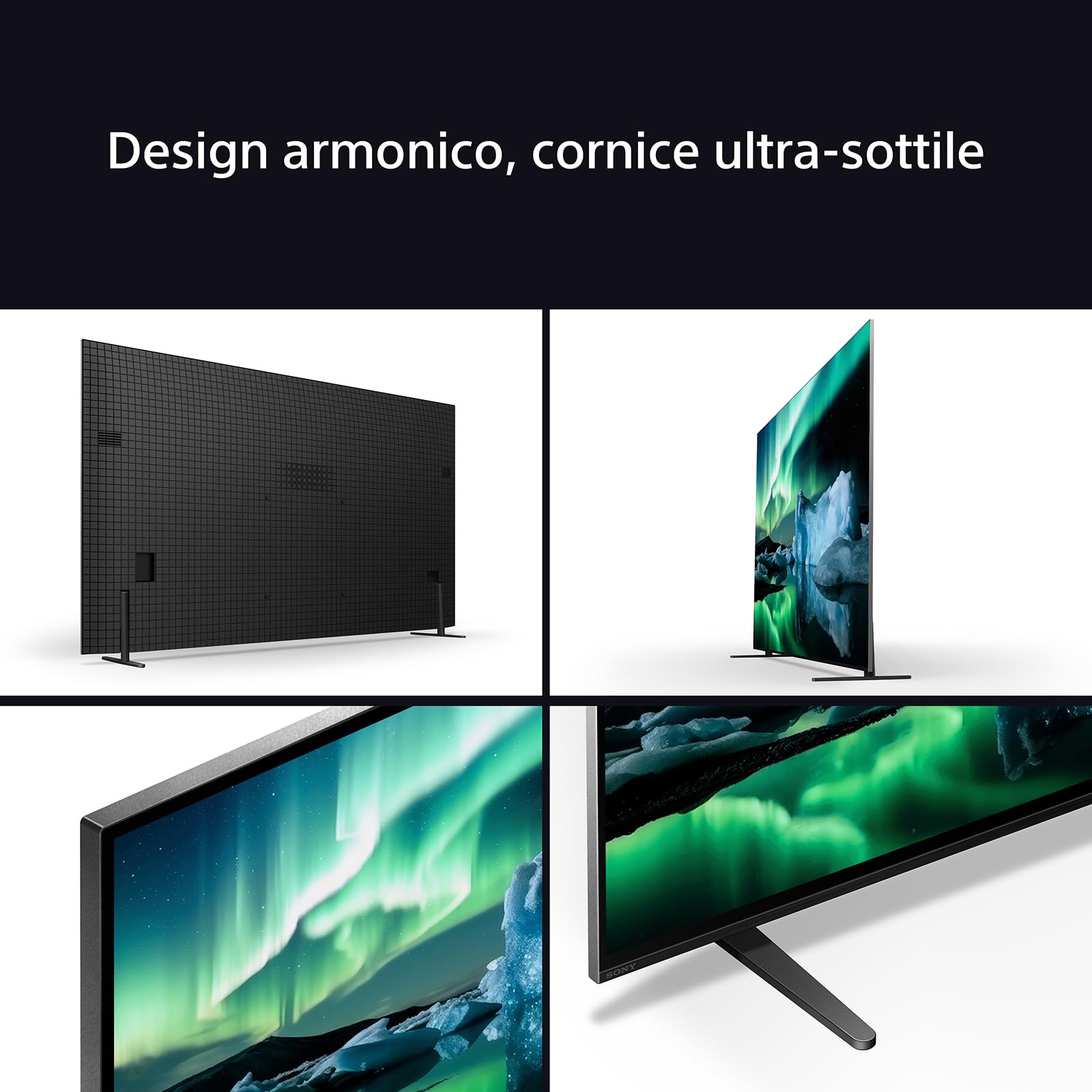 Sony BRAVIA 8 OLED 55 Pollici 4K HDR Google Smart TV | Gaming Menu per PlayStation 5, IMAX Enhanced, Dolby Vision Atmos, Chromecast, AirPlay, 120Hz 55XR80
