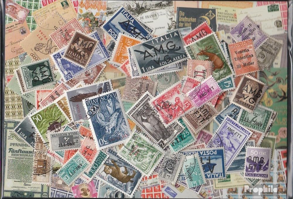 Trieste 100 diversi Francobolli (Francobolli per i collezionisti)