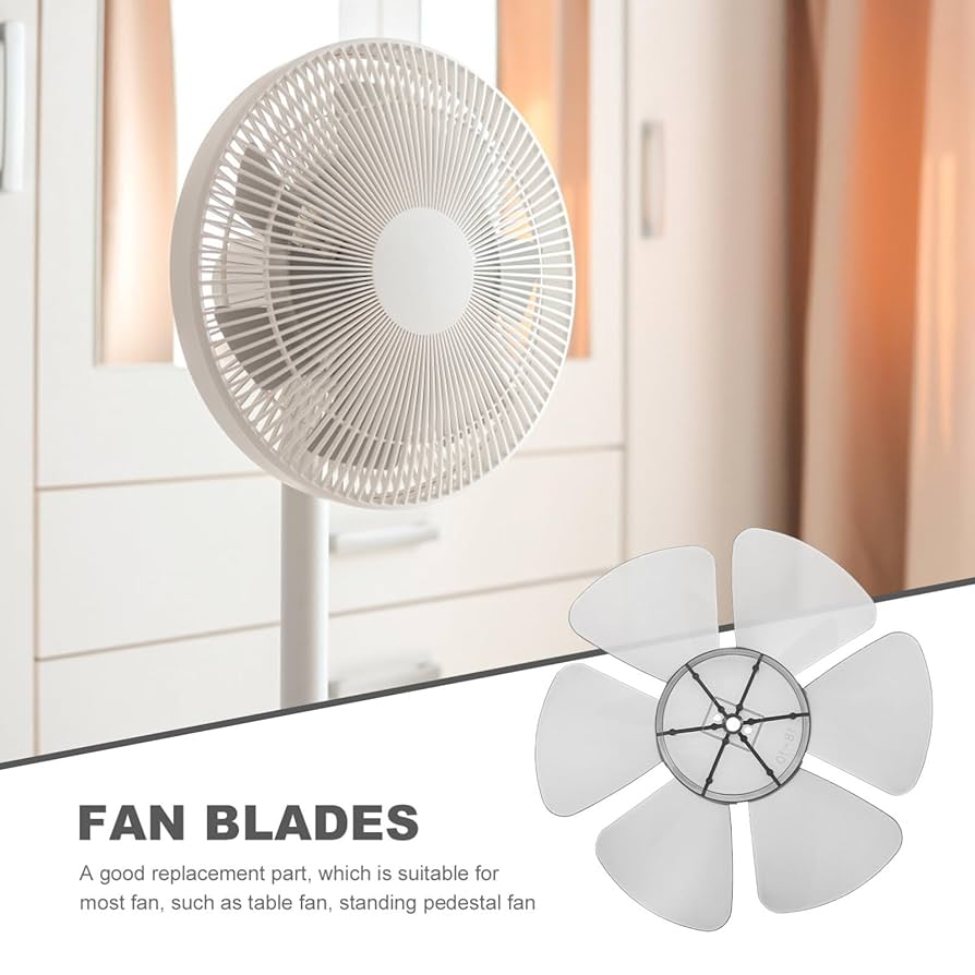 Amazon | PRETYZOOM 扇風機 交換用 羽根 6枚 黒 プラスチック 10