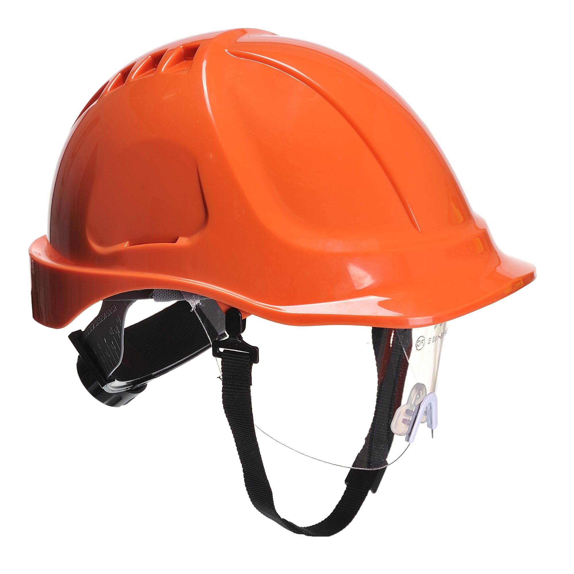 Portwest PW54 Endurance Plus Visier Sicherheitshelm Orange