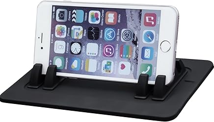 Ereach Sostenedor del Montaje del Coche, Soporte de Coche Antideslizante del Tenedor de Coche del Tel?fono Celular de la Estera Antideslizante de la Plataforma del Silic?n (Negro) Ereach Sostenedor del Montaje del Coche, Soporte de Coche Antideslizante del Tenedor de Coche del Tel?fono Celular de la Estera Antideslizante de la Plataforma del Silic?n (Negro)