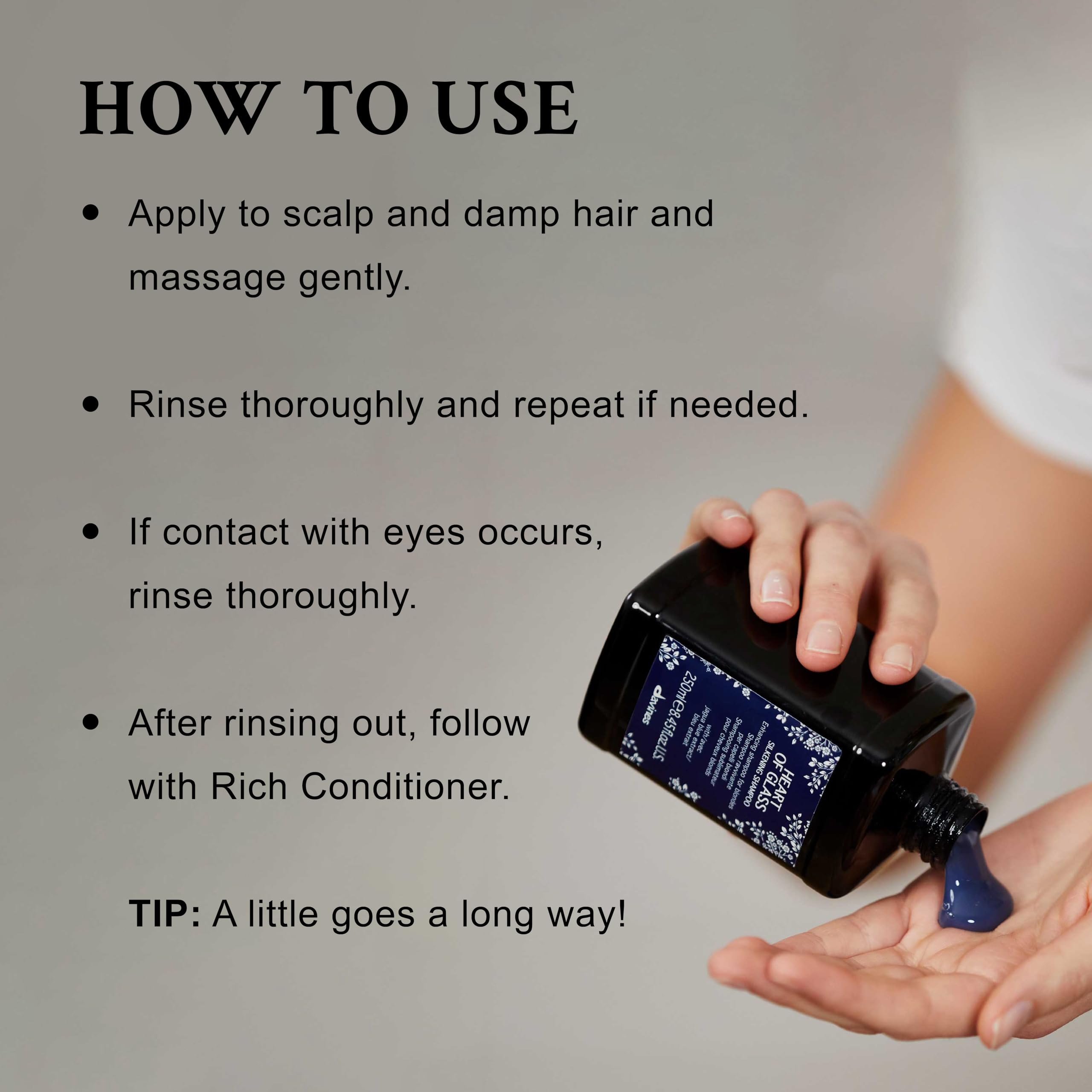 Davines Heart of Glass Silkening Shampoo, Enhancing Blue Shampoo for Blonde & Silver Hair - Gentle Cleanser with Jagua Blue Extract Balances Tones, Illuminates & Nourishes Weightlessly