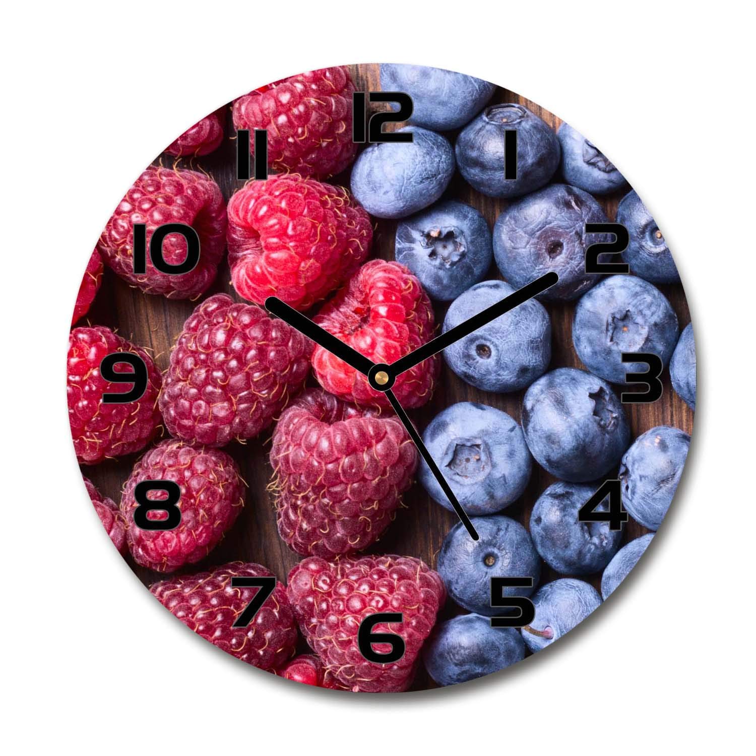 Horloge silencieuse en verre 60x60cm Tulup salon sans bruit tic-tac