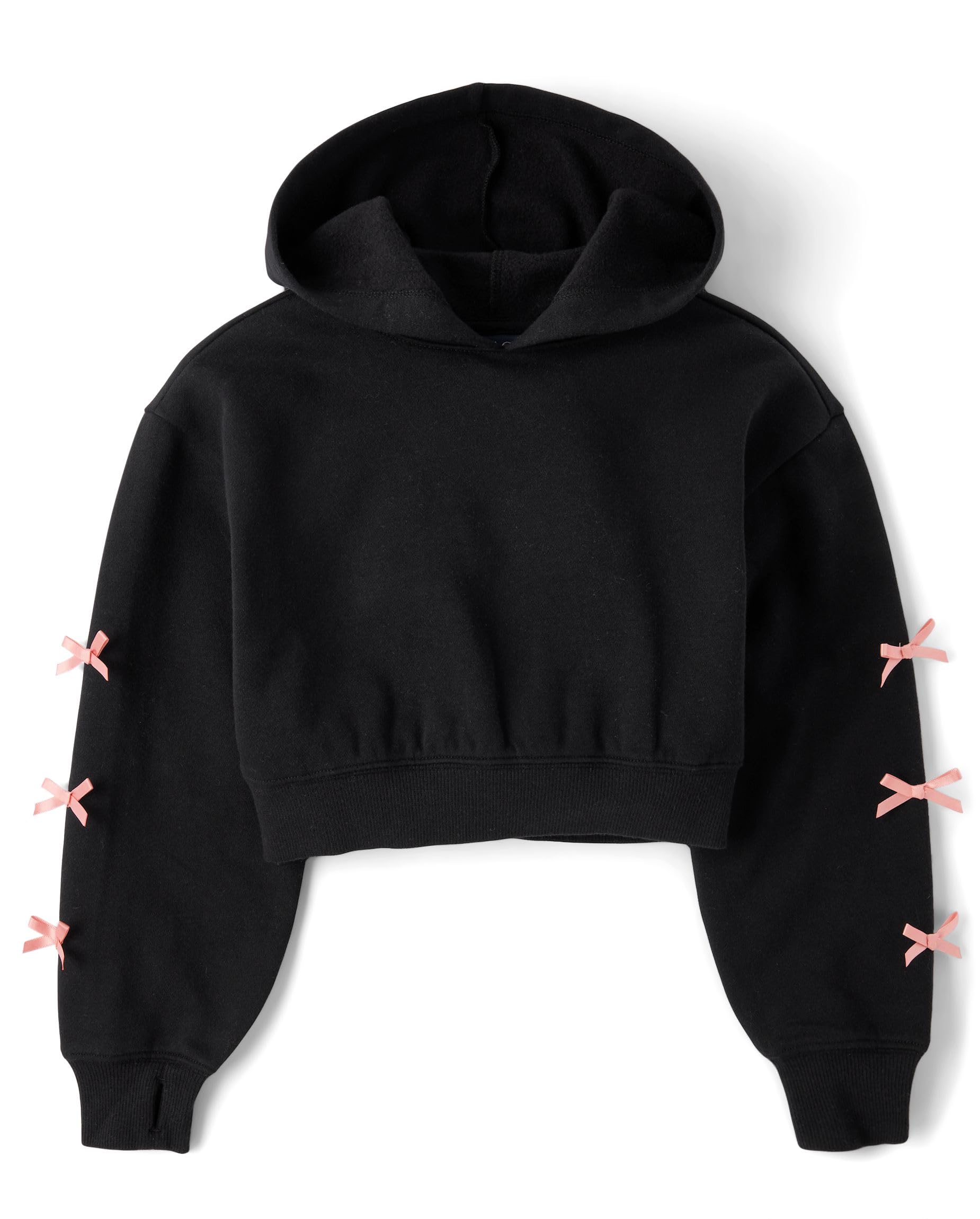 The Children's Place Girls' Active Long Sleeve Hooded Sweatshirt