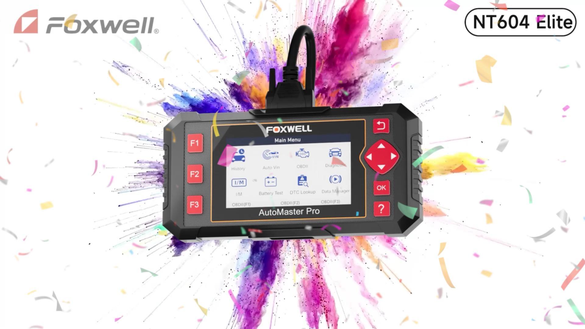 Amazon.com: FOXWELL OBD2 Scanner Diagnostic Tool NT604, ABS/SRS