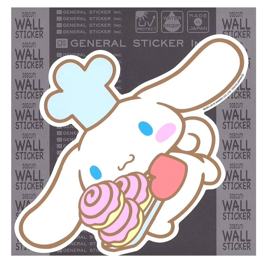 3Dステッカー　シナモンロール サンリオ シナモン シナモロール 防水 ステッカー 3D立体シール
