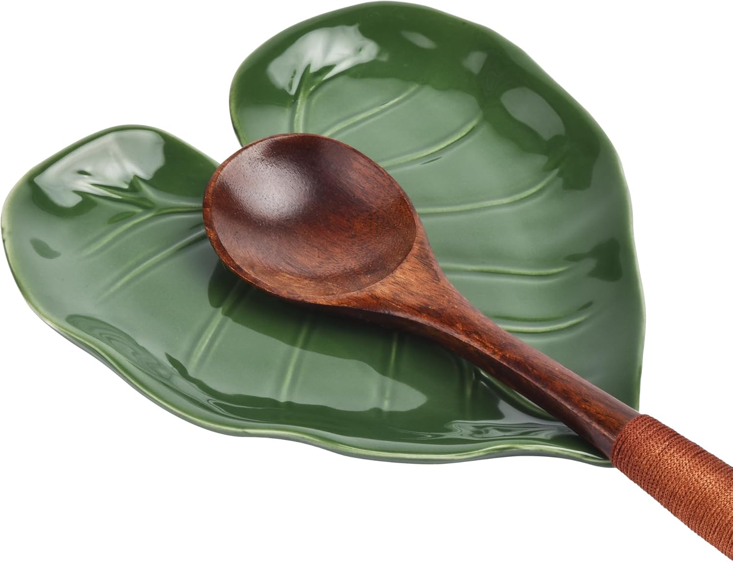 Ceramic Spoon Rest for Stove Top,Cute Green Leaf Shape Spoon Holder for Kitchen Countertop,Cooking Kitchen Spoon Rest Utensil Rest Spatula Ceramic Spoon Rest for Stove Top,Cute Green Leaf Shape Spoon Holder for Kitchen Countertop,Cooking Kitchen Spoon Rest Utensil Rest Spatula